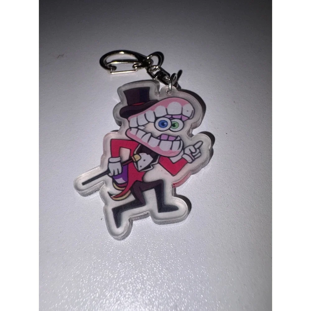 The Amazing Digital Circus Caine Acrylic Keychain Ringmaster‎ Bag Charm Glitch